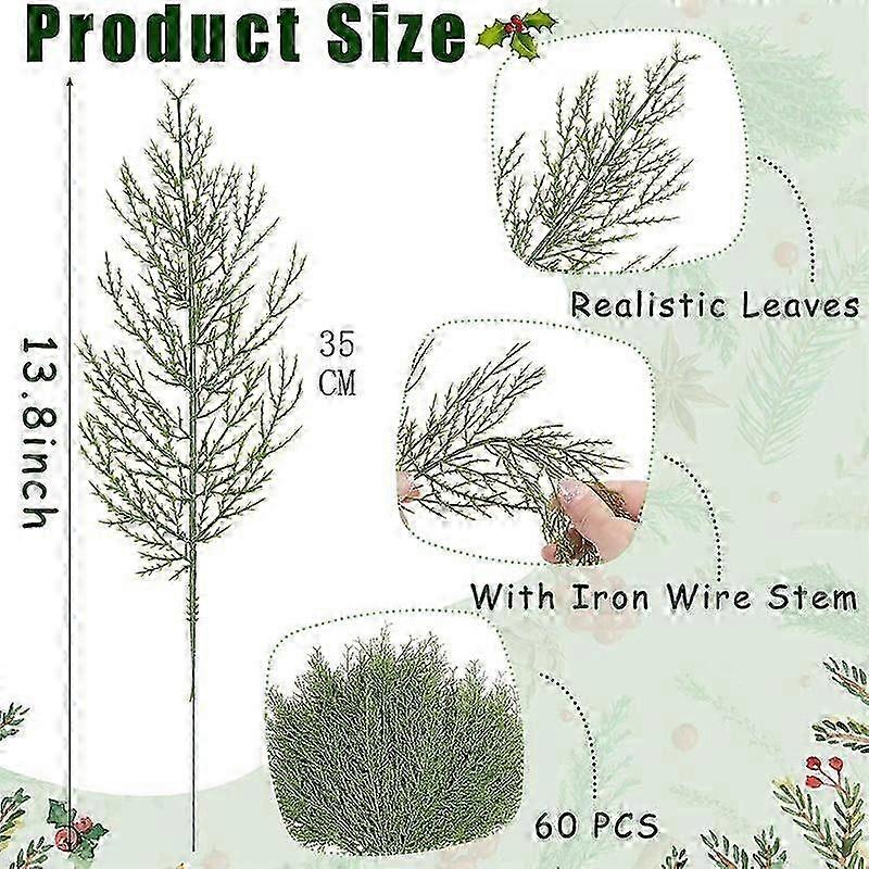 35cm Lifelike Artificial Pine Foliage