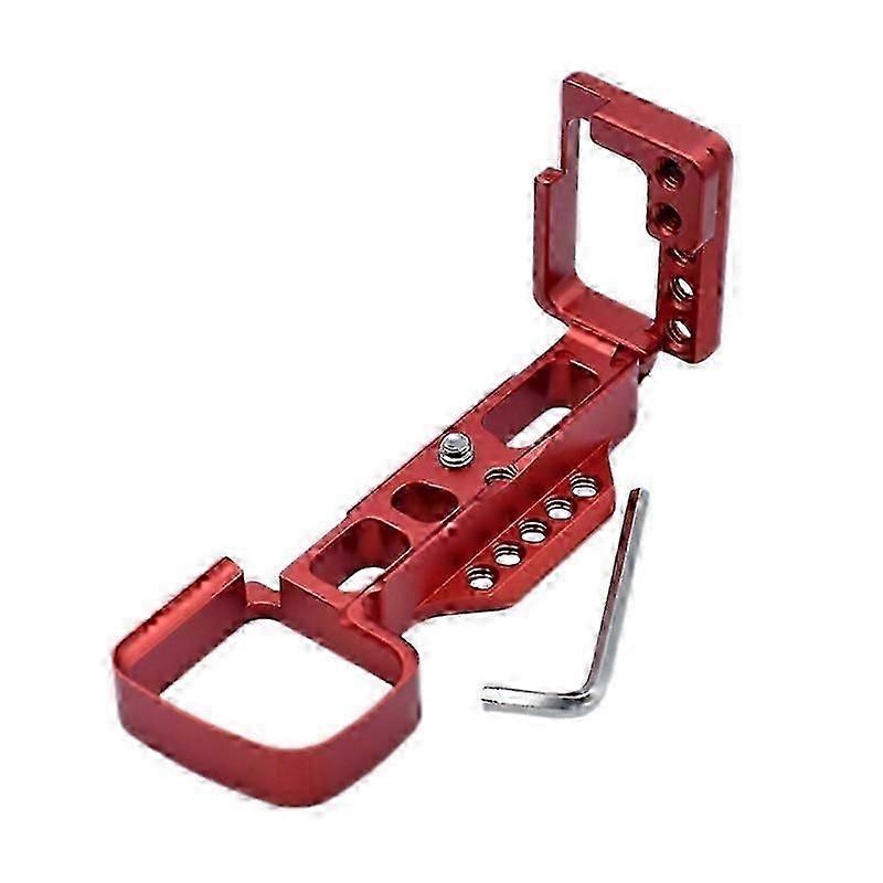 Quick-release L-plate compatible with Sony A6000 mount handle adapter