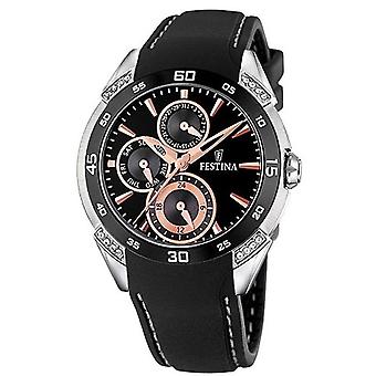 Festina f16394/4 Quartz Analog Woman Watch with F16394/4 Rubber Bracelet