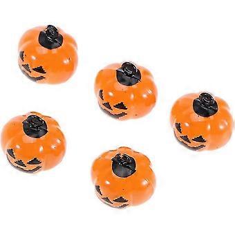 For Cat and Dog Collar & Halloween, 5pcs Pumpkin Ghost Skull Shape Copper Jingle Bells