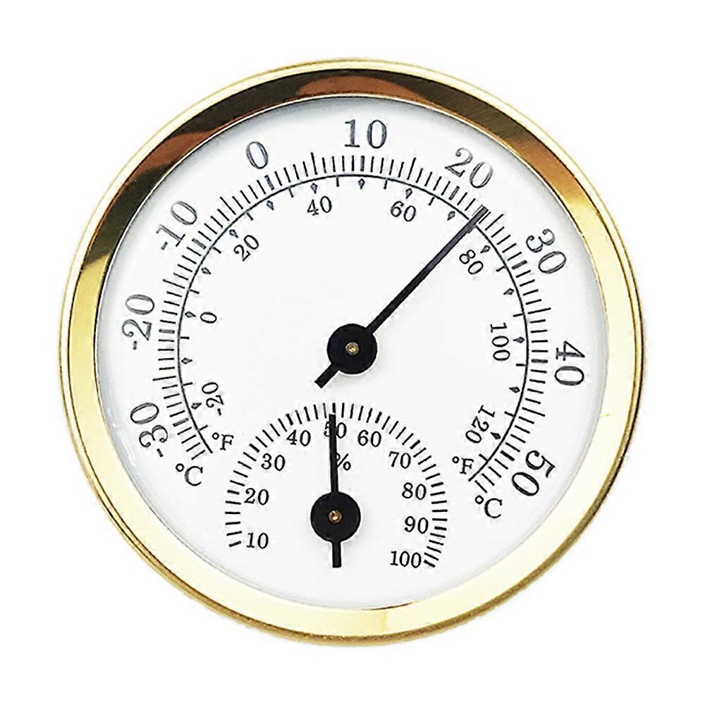 Dial-Type Mini Thermometer Hygrometer For Indoor Outdoor Use