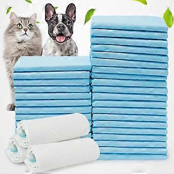 100/50/40/20PCS Absorbent Dogs Diapers Disposable Puppy Training Pee Pads Quick Dry Surface Mat Clean Cushion Dog Supplies