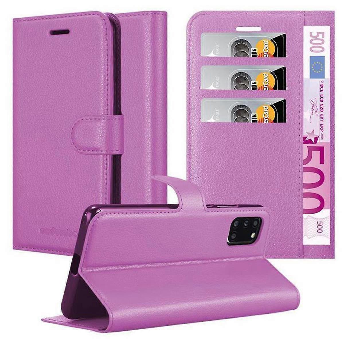 Case compatible with Samsung Galaxy A31 - Protective case with card slots and stand function