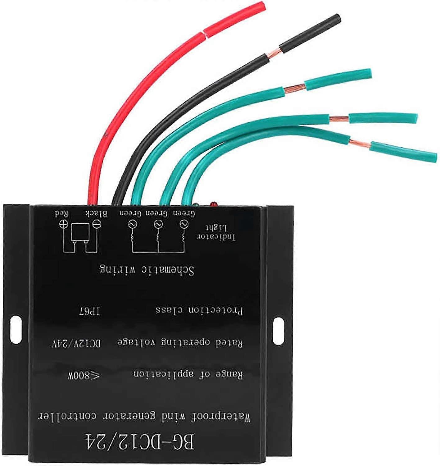 5000W Wind Turbine Charge Controller, 12V 24V 48V Compatible, Stable Charging Control Regulator