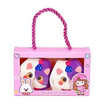 Cute Cat Powder Puff Ultra Soft Wet Dry Dual Use Sponge High Density Saves