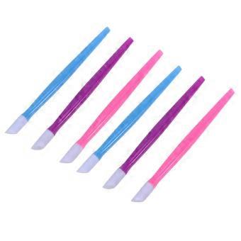 Cuticle Pushers Plastic Manicure Dead Skin Remover for Nail Care 108Pcs