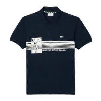 Lacoste Mens French Made Organic Cotton Classic Polo Shirt
