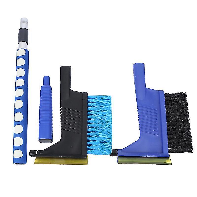 86X11cm Blue Snow Shovels 2pcs Car Snow Ice Shovel Brush Dual-purpose Glass Snow Removal Tool(with H