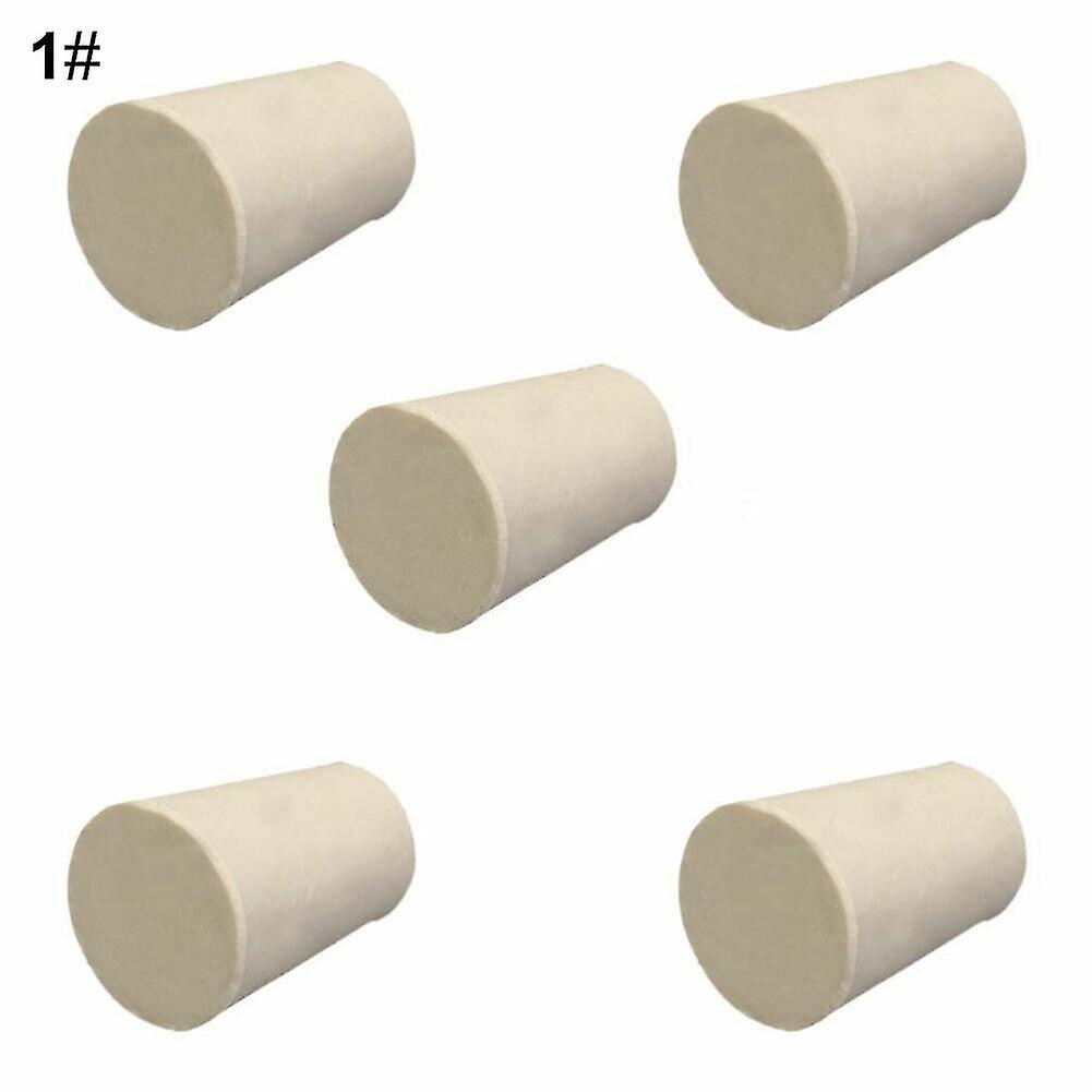5pcs Solid Rubber Stoppers Plug Bungs Laboratory Bottle Tube Sealed Lid Corks Jikaix
