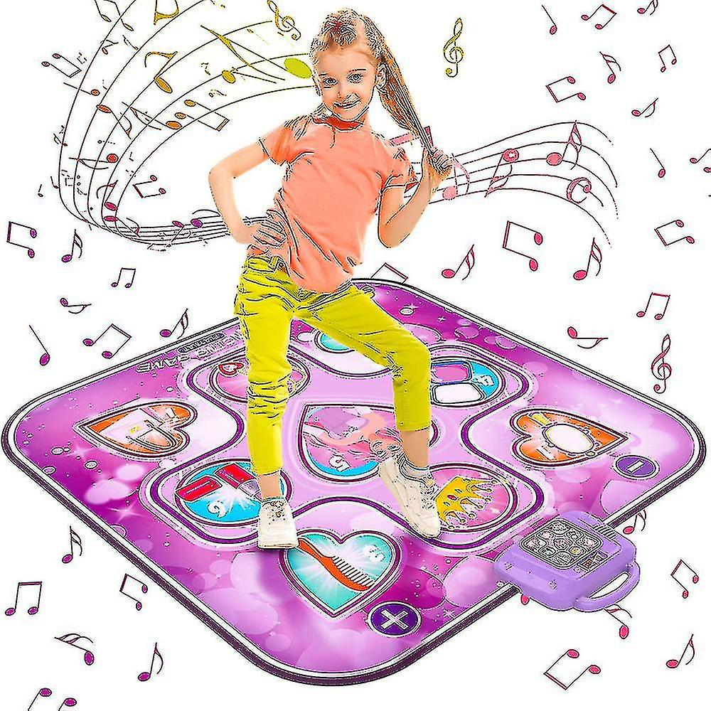 Sipin Musical Dancing Mat With Led Light Blinking 6 Game Modes Touch Educational Toys