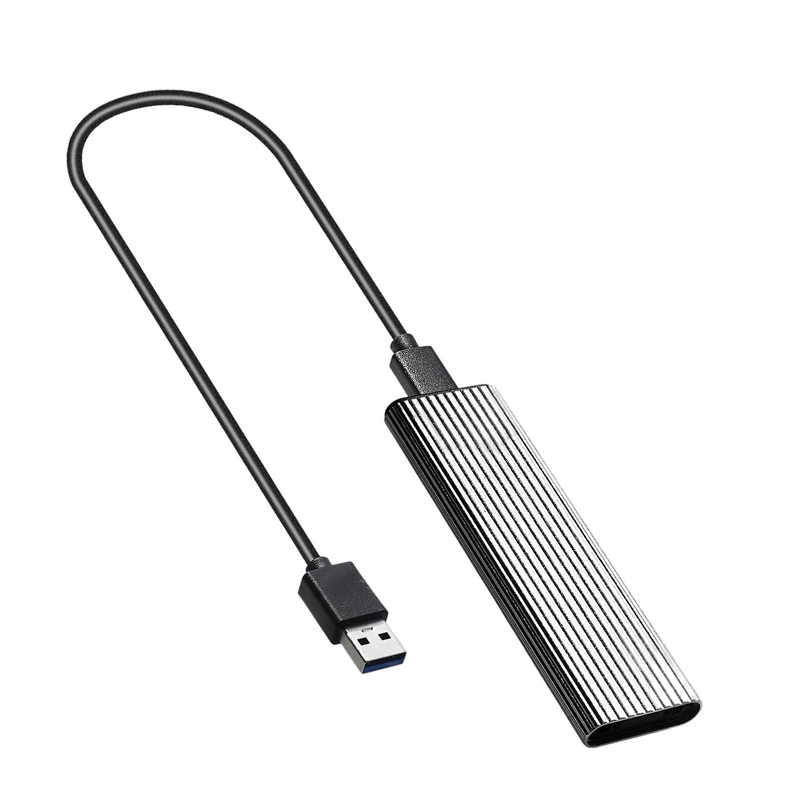 USB 3.0 na NGFF M.2 B klíč SSD Externí pouzdro kryt kryt adaptér modrý