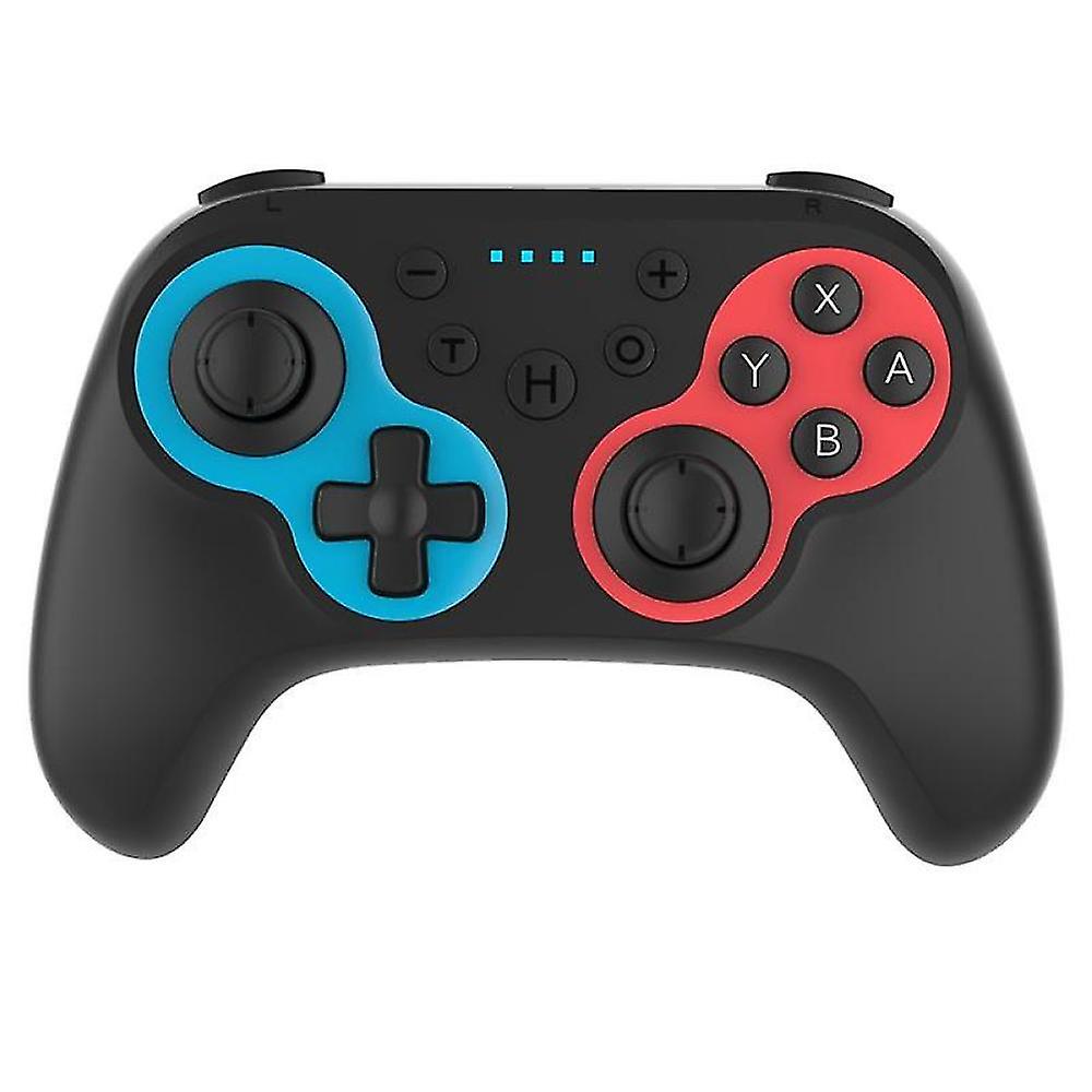 For Nfc Switch Wireless Bluetooth Gamepad Oled Gamepad Motor Vibration Wake Up Blue Red