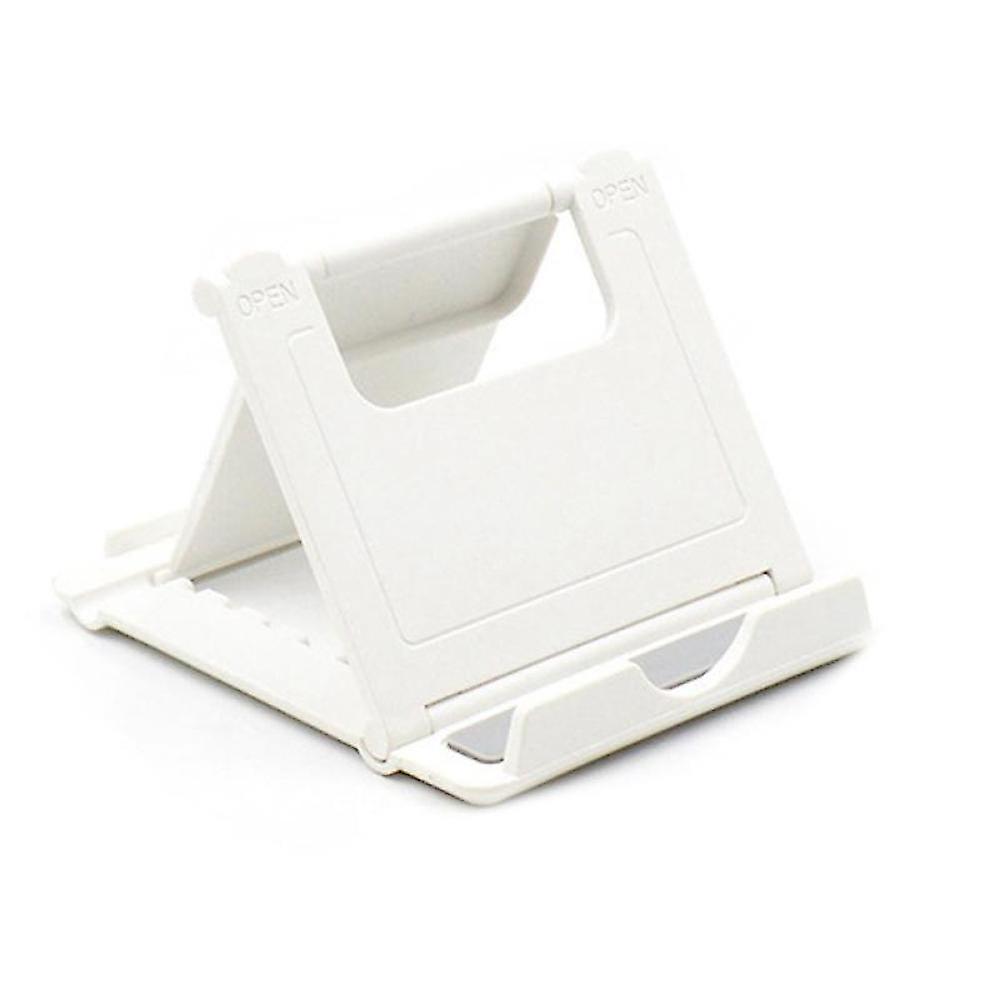 Tablet Stand Desktop Support Portable Double Folding Stand Suitable For Ipad Tablet Stand White