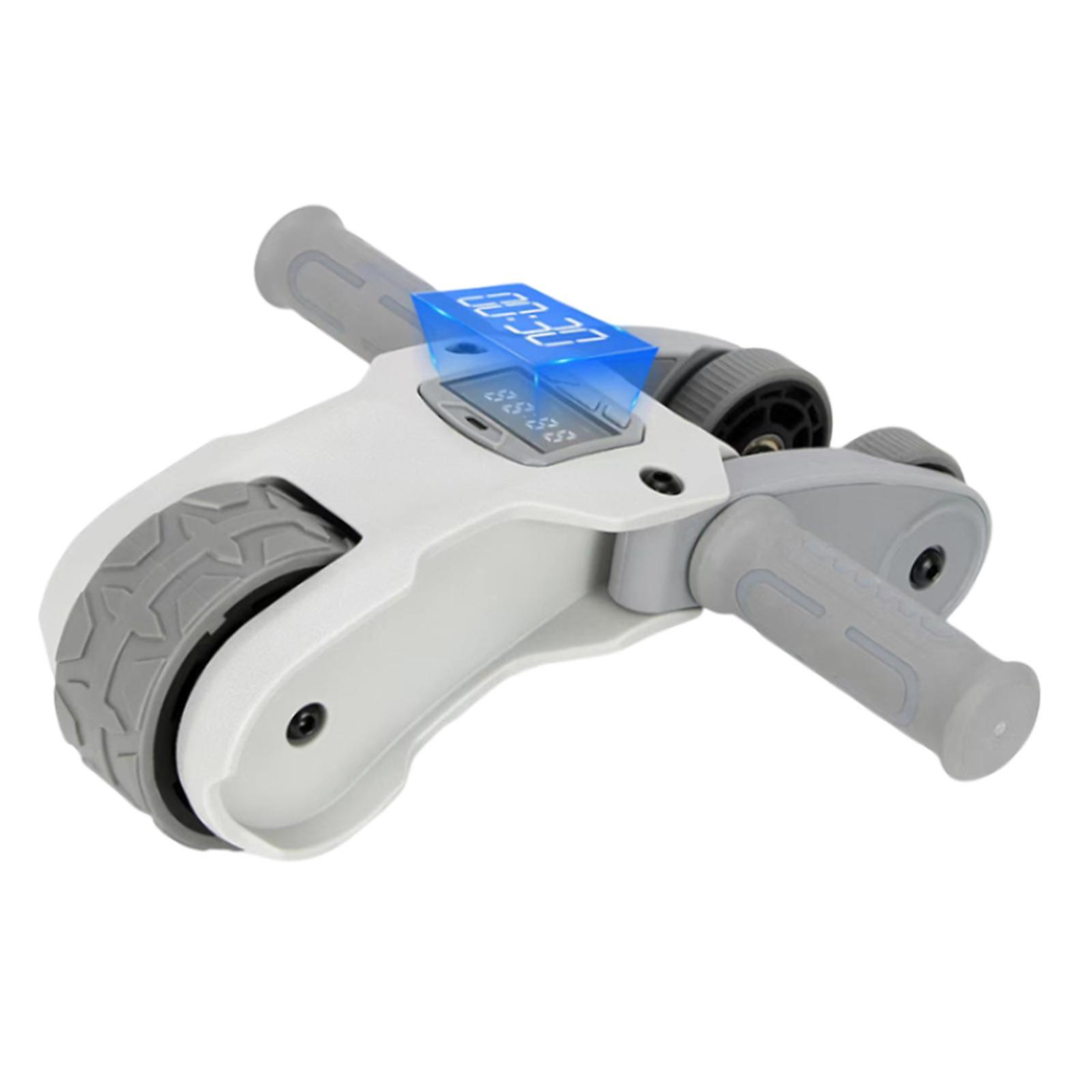 Pliable Ab Roller Wheel Core Training Ab Machine Abdominal Exercise Wheel Gris