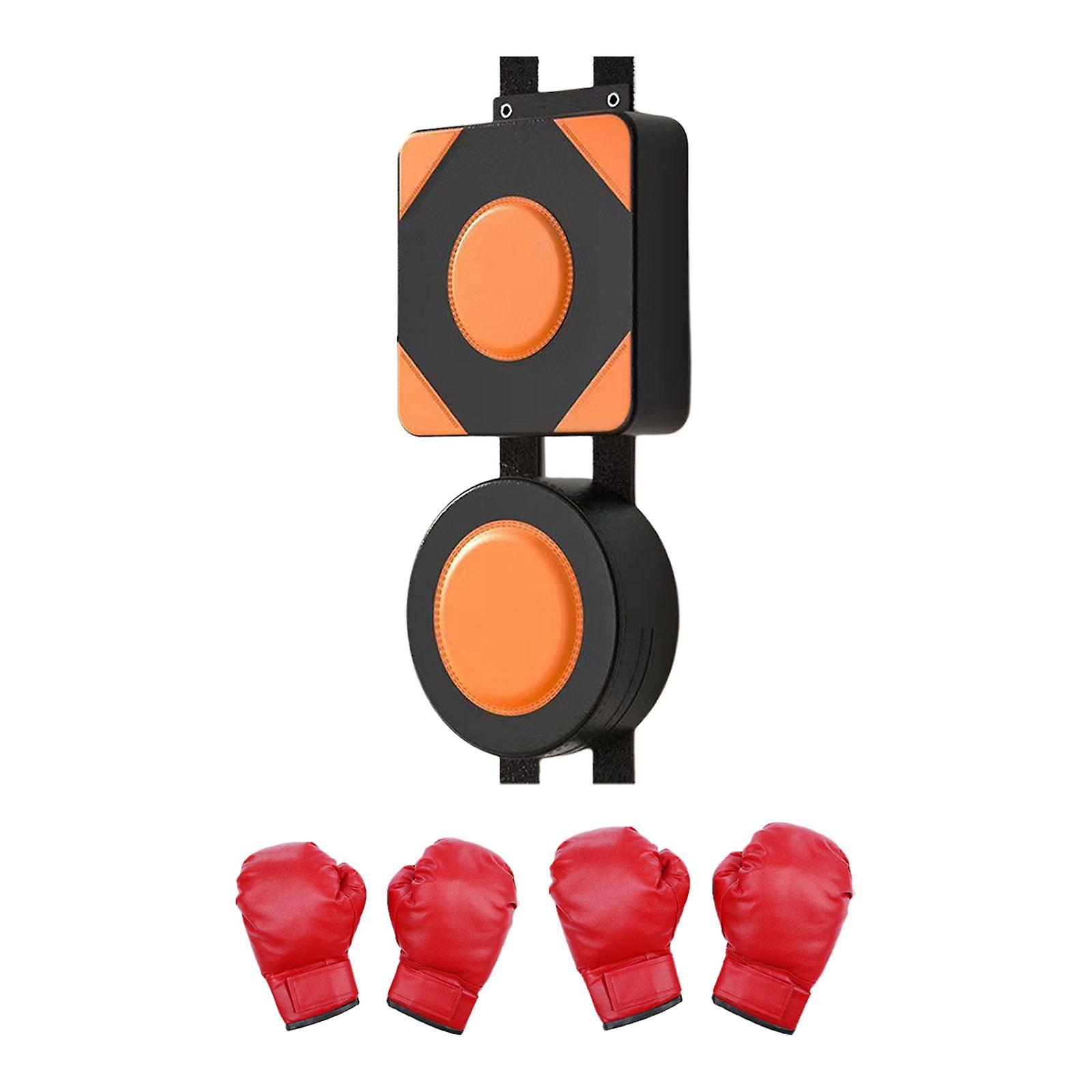 כרית אגרוף רכובה על הקיר כרית אימון עבור אומנויות לחימה חדר כושר ספורט משק בית עם כפפה מבוגר ילד