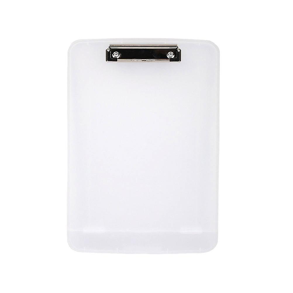 Plastic A4 Clipboard File Clip Hardboard Paper Holder Memo Folders Board Pencil A4 Paper Container B