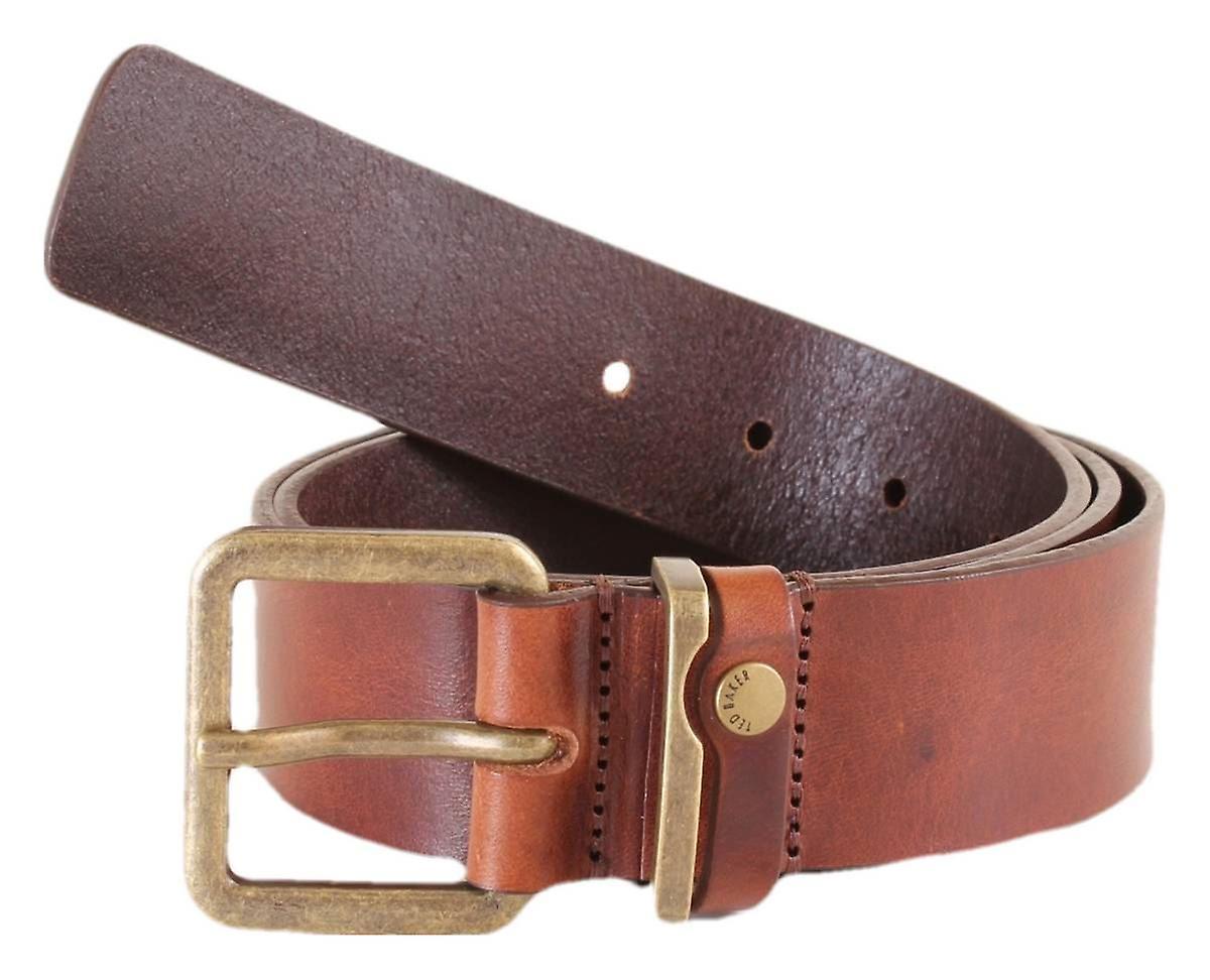 Ted Baker Katchup Casual Leather Belt - Tan