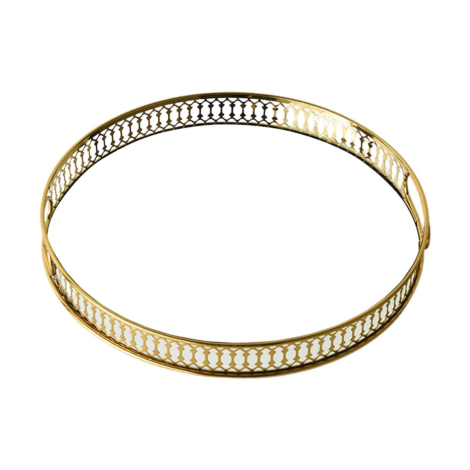 Vanity Tray European Style Serving Tray Mirrored Tray Decorative Mirror Tray