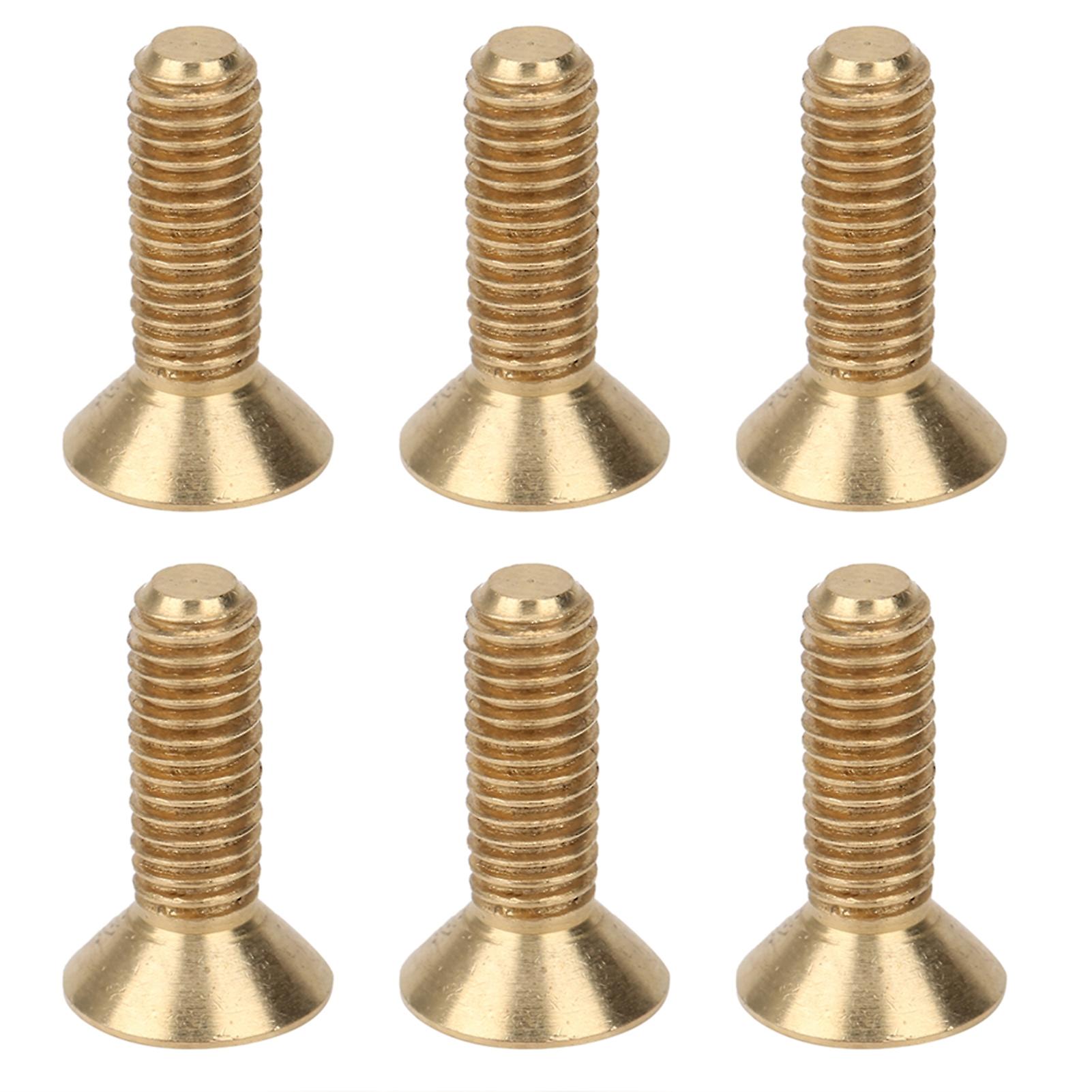 50Pcs Countersunk Hex Socket Screws Pure Copper Flat Head Hardware Accessories M5M5 x 16