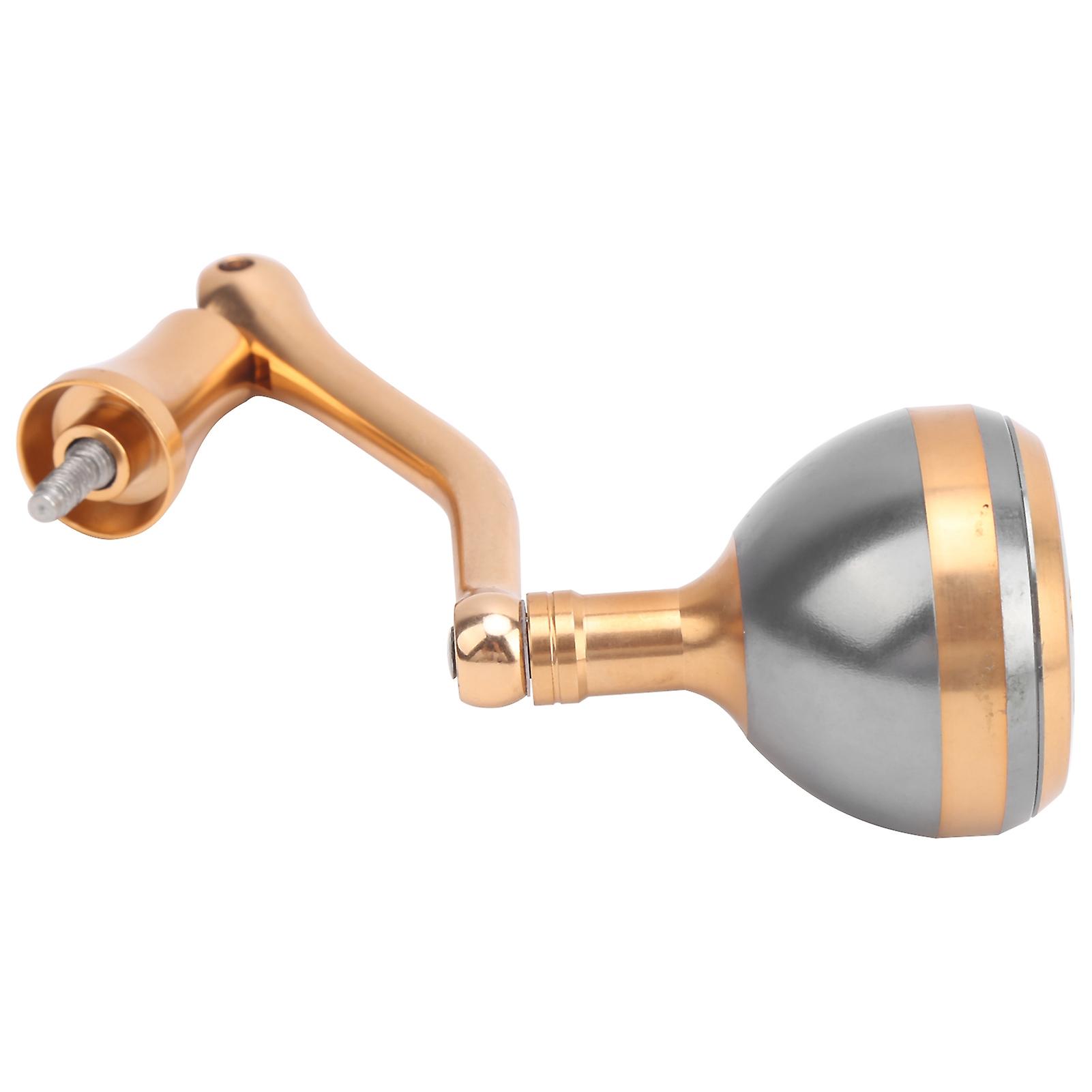 Conversion Fishing Reel Handle, Aluminum Alloy Screw-in Spinning Reel Handle (L)