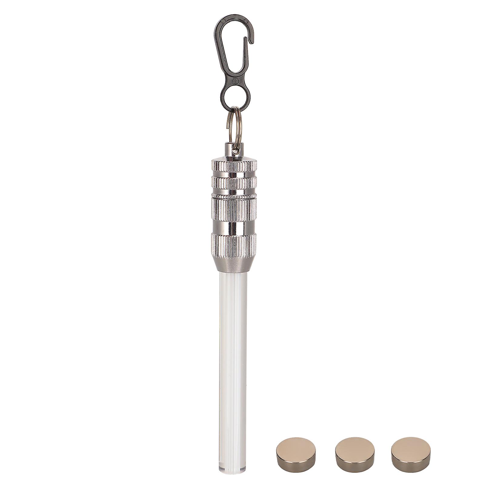 Diving LED Light Underwater Waterproof LED Dive Flashlight Warning Torch with Button BatteryWhite