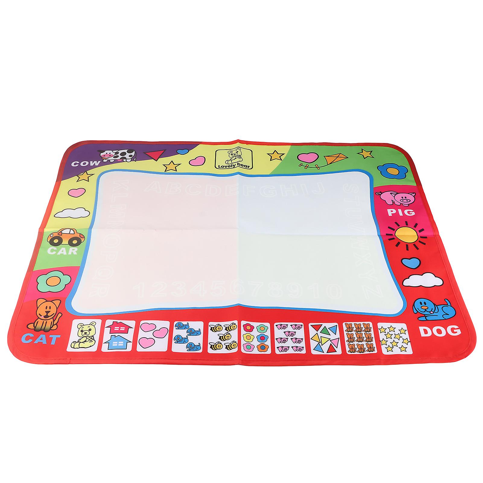Water Painting Draw Writing Mat Kid Developmental Doodle Board Toy With Pen