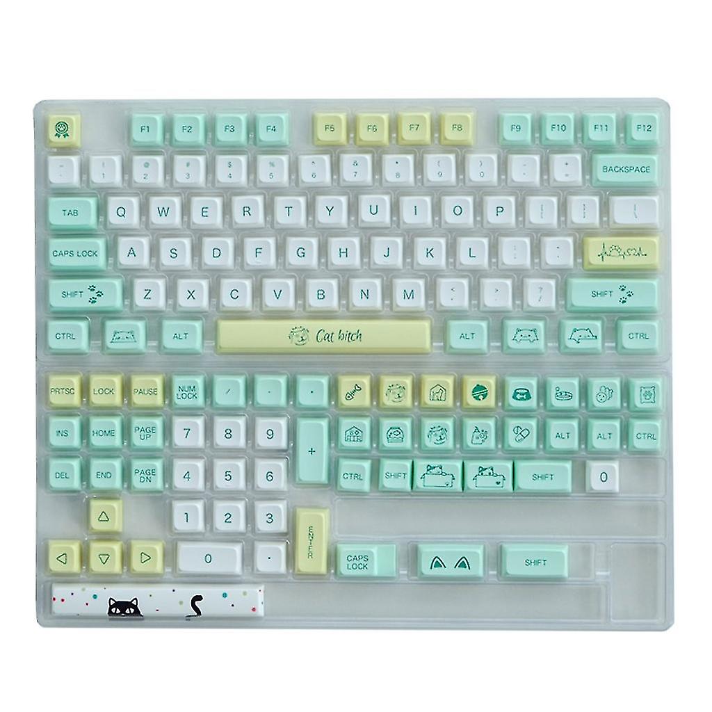 130 כיסויי מקשים pbt סובלימציה מור חתול keycap פרופיל xda כיסויי מקשים עבה pbt keycap