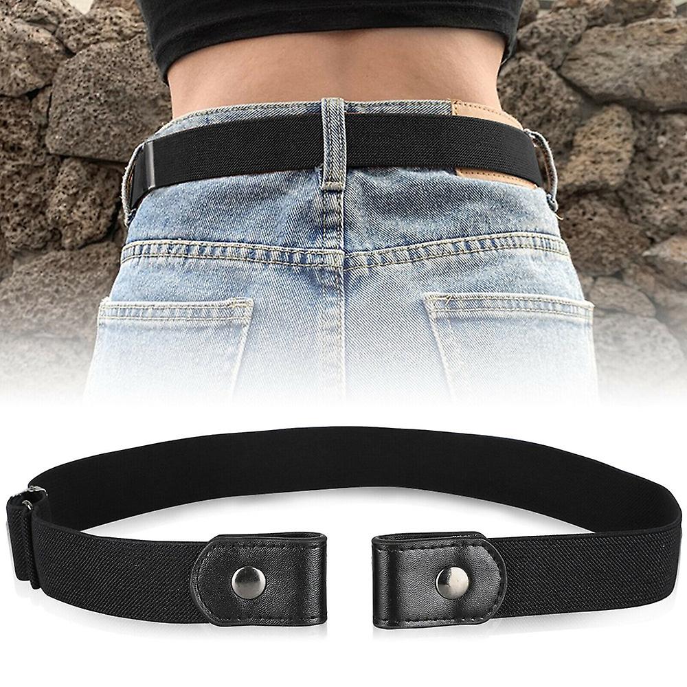 Buckle-free Elastic Invisible Waist Belt for Jeans No Bulge Hassle Men Women New