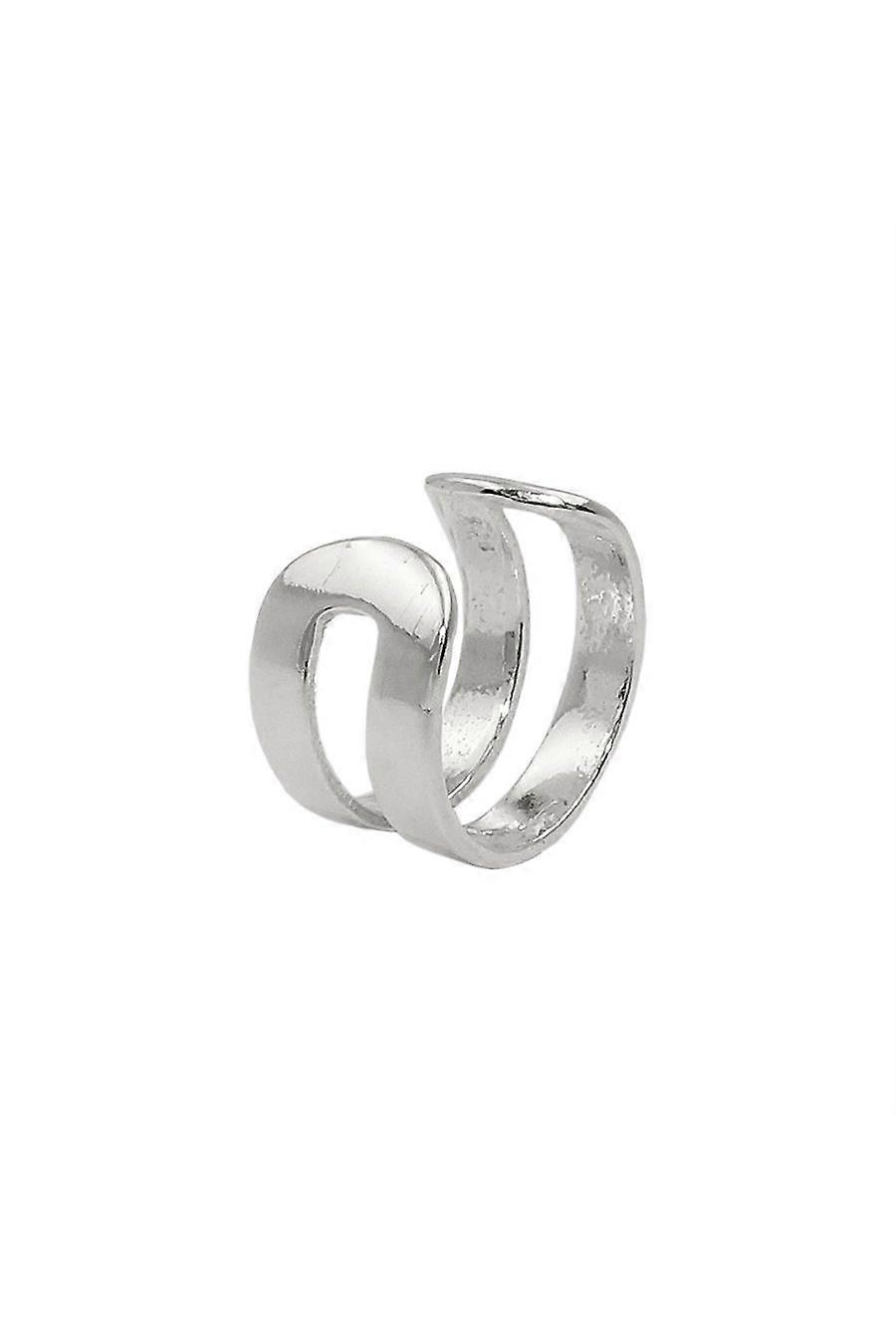 Ear Cuffs Earrings Double Web Silver 925 - Gl93950