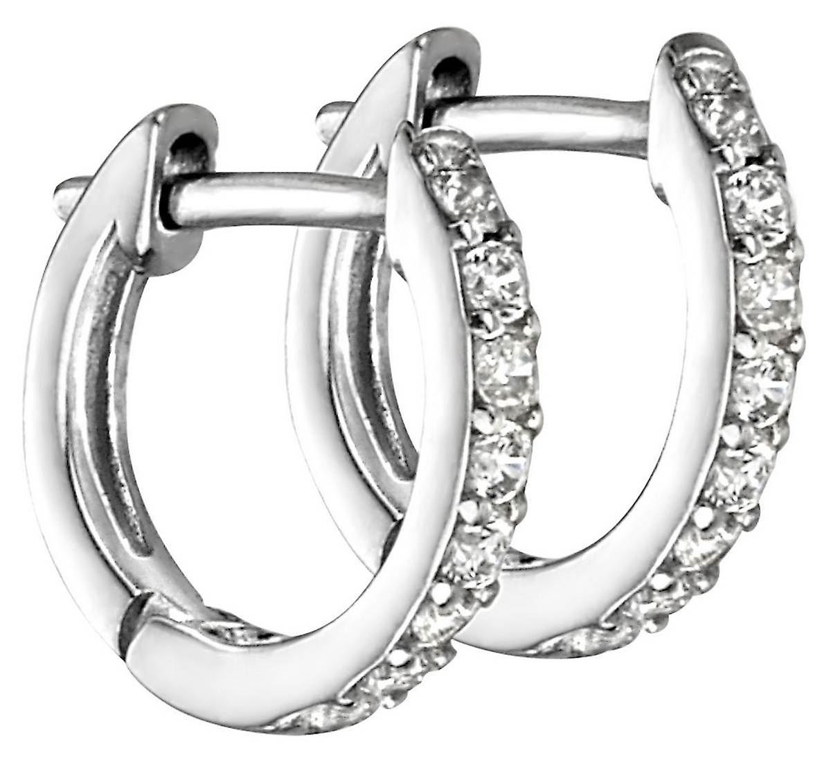 Beginnings Huggie Hoop Earrings - Silver