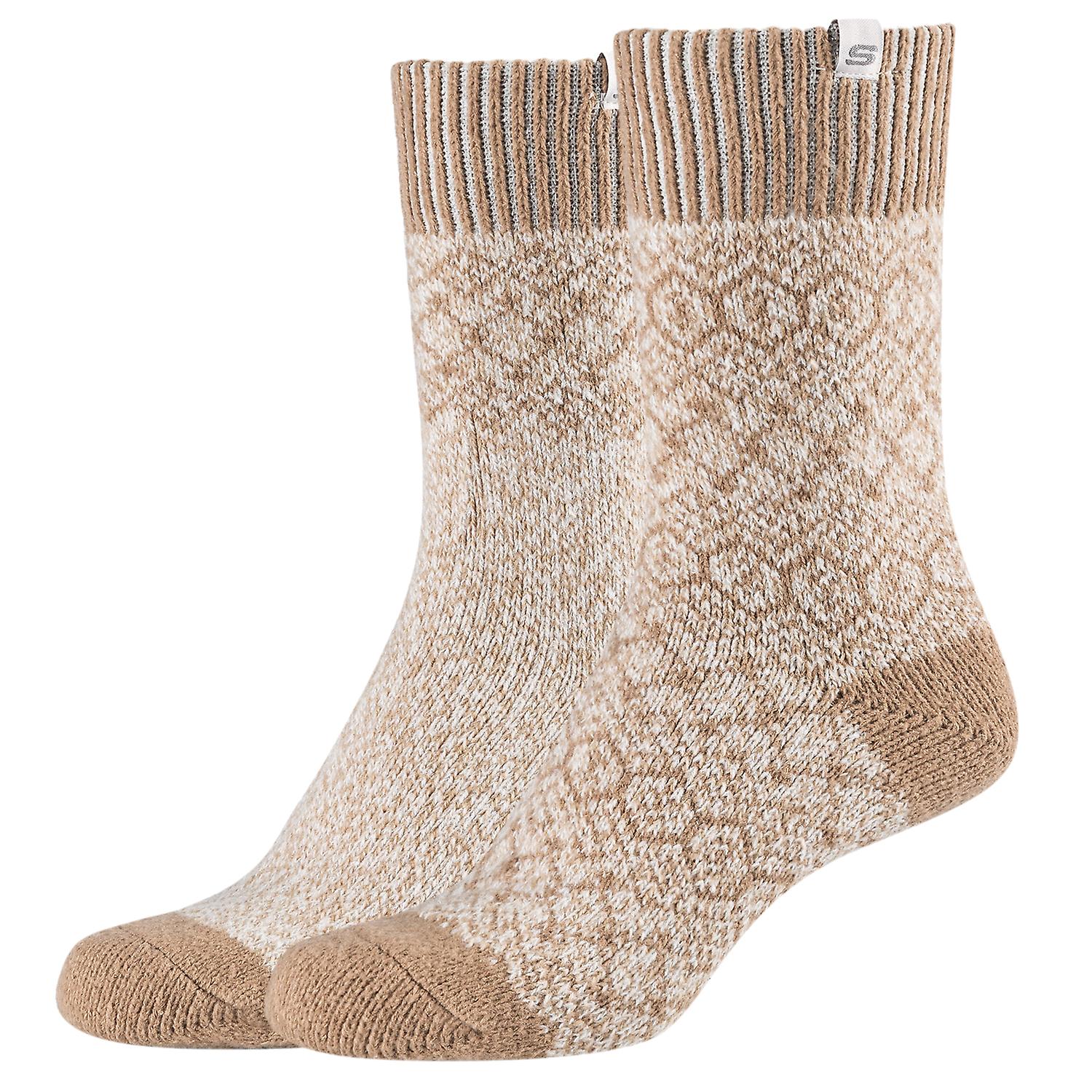 Socken Skechers 2PPK Wm Lässig Gemütliche Jacquard-Socken