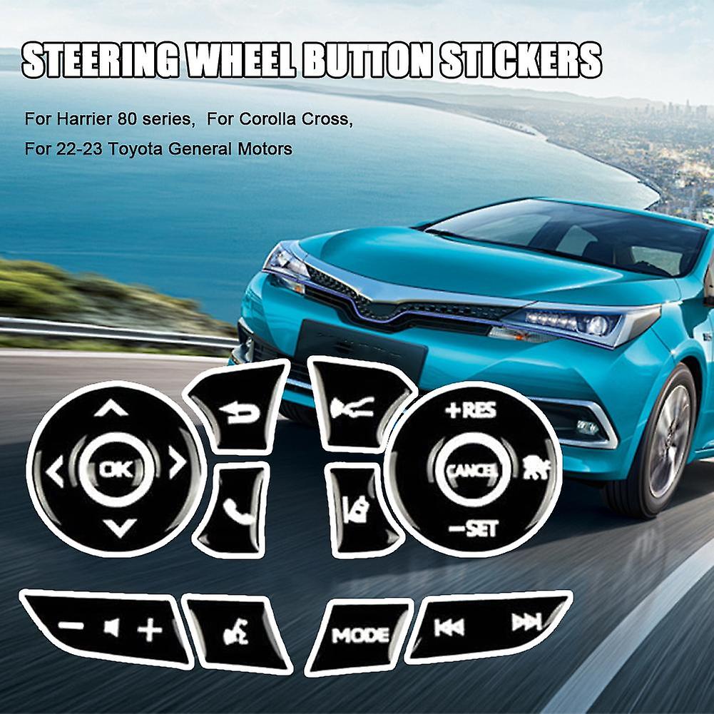 Steering Panel Handle Switch Cover Steering Garnish For Harrier 80 Series