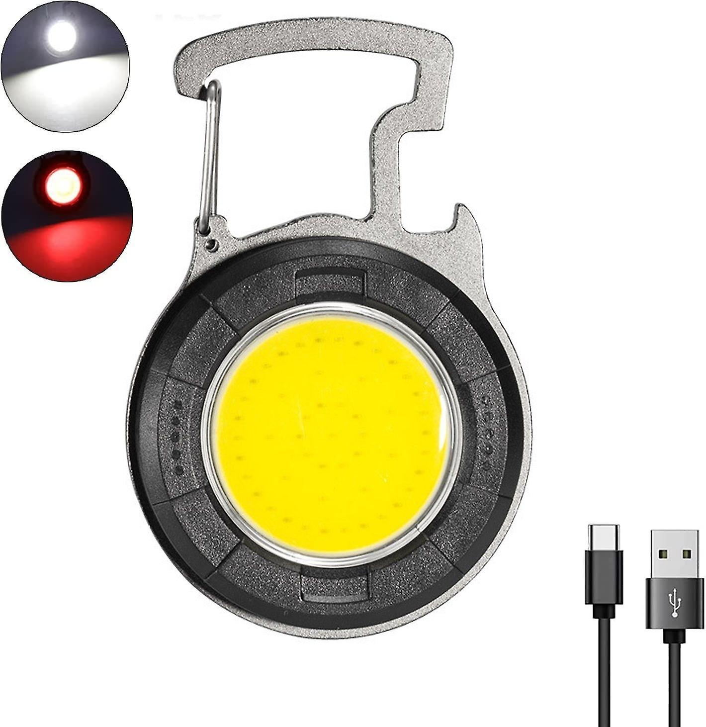 Portable Mini LED Work Light, Rechargeable, Emergency Light, Camping