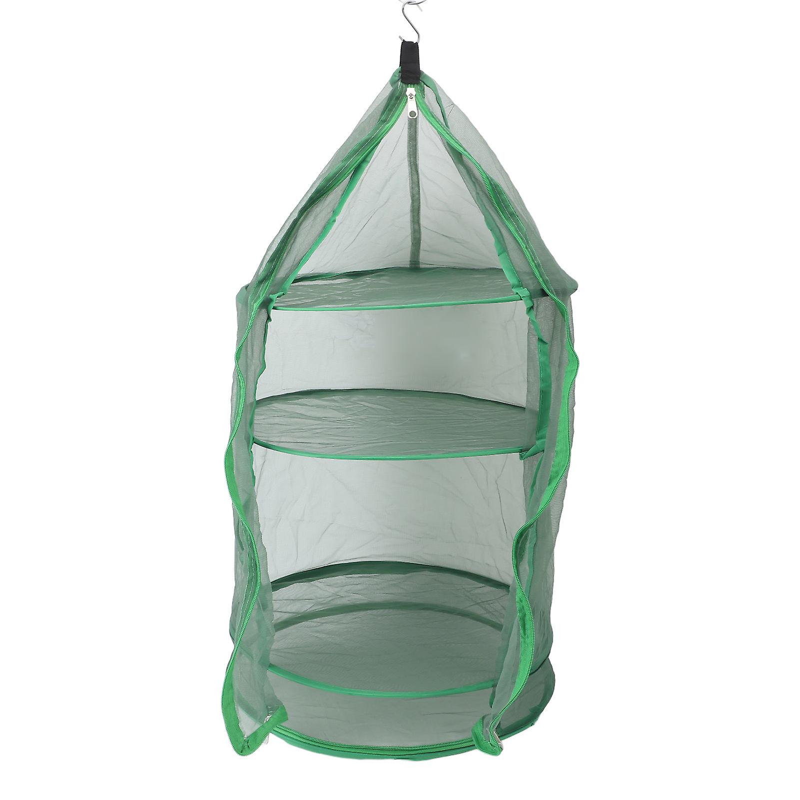 Hanging Drying Mesh Green Dust Proof Elastic Foldable Drying Net for Drying Fish Food