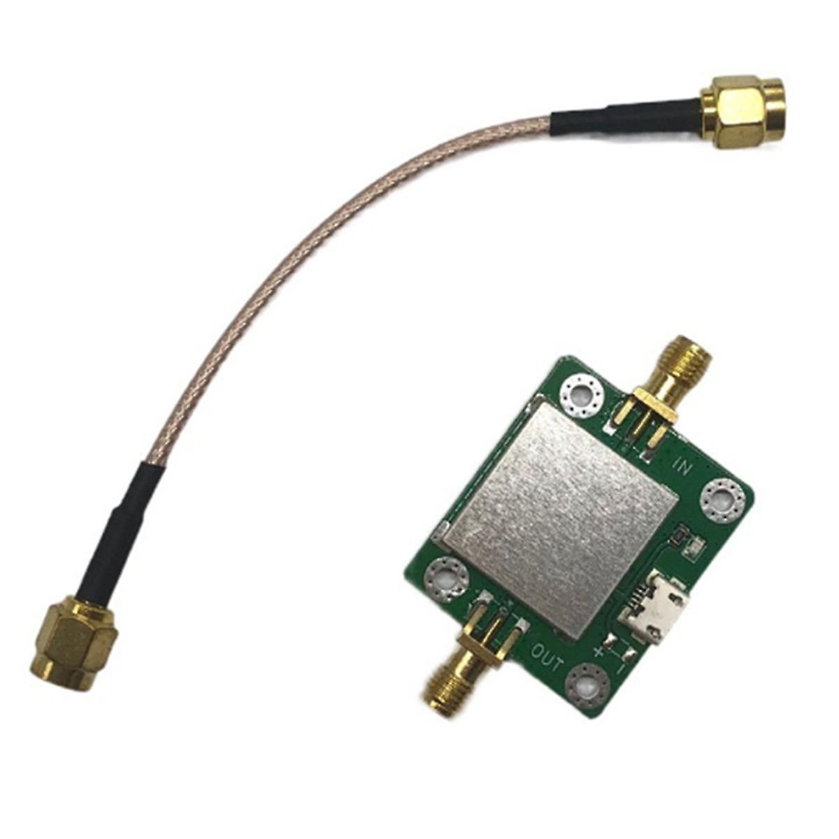 50M-6GHz Low Noise RF Amp Lifier Ultra Wideband Gain 20dB Test Measurement Inspection Signal Sources Conditioning Tool