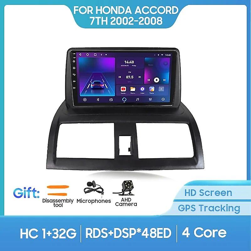 For Honda Accord 7th 2002-2008 Lhd 2 Din Android 12.0 Car Radio Multimedia Video Player Gps Navigation 4g Carplay Head Unit