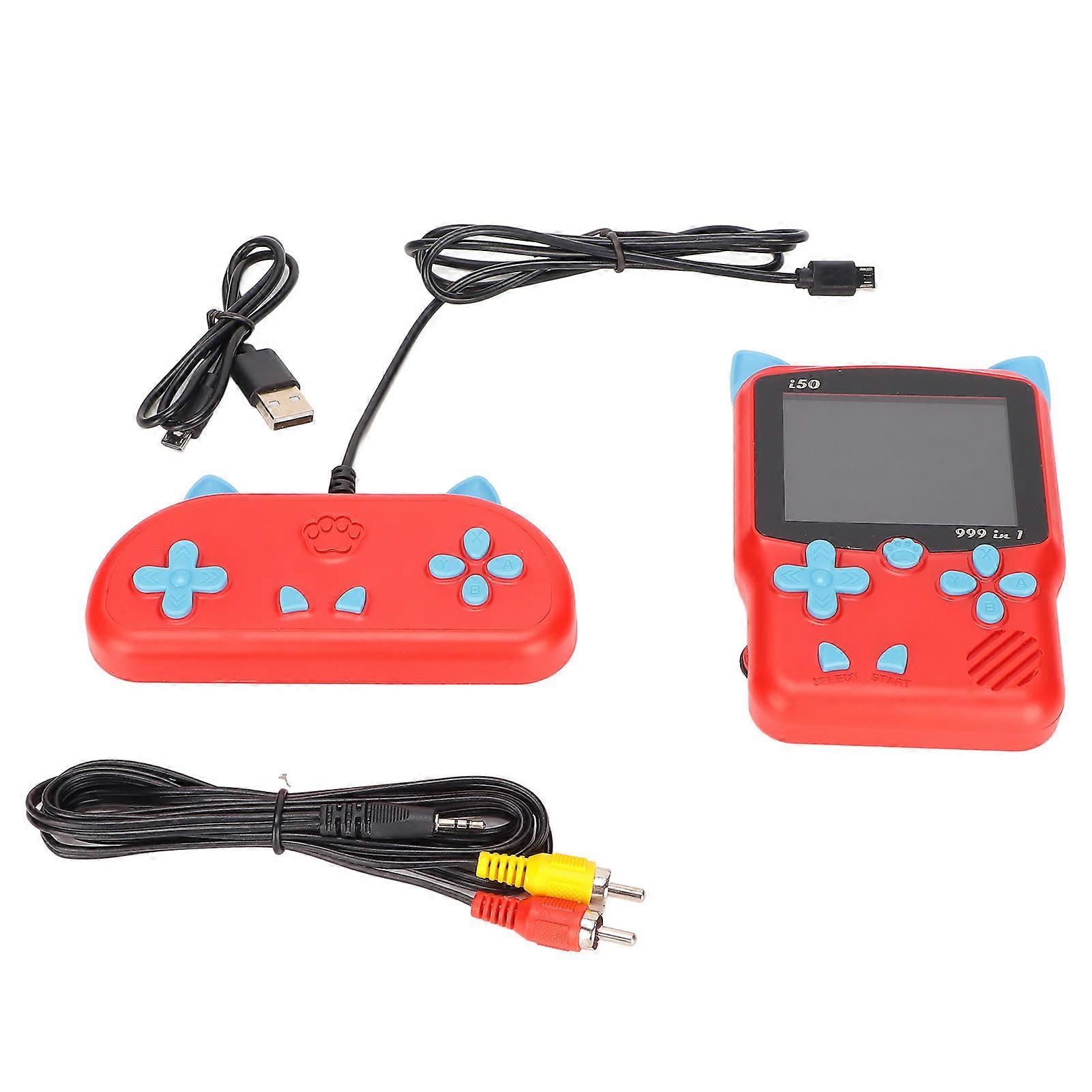 Handheld Game Console 1020mah Rechargeable Battery Retro Mini Game Console Supports Connecting Tv And 2 Players