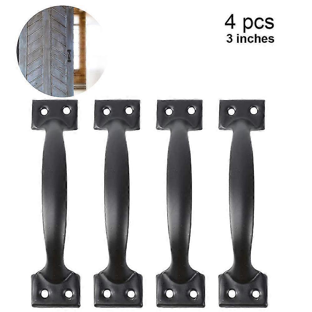 4 Pieces Barn Door Handles, Door Handles Rustic Gate Handle