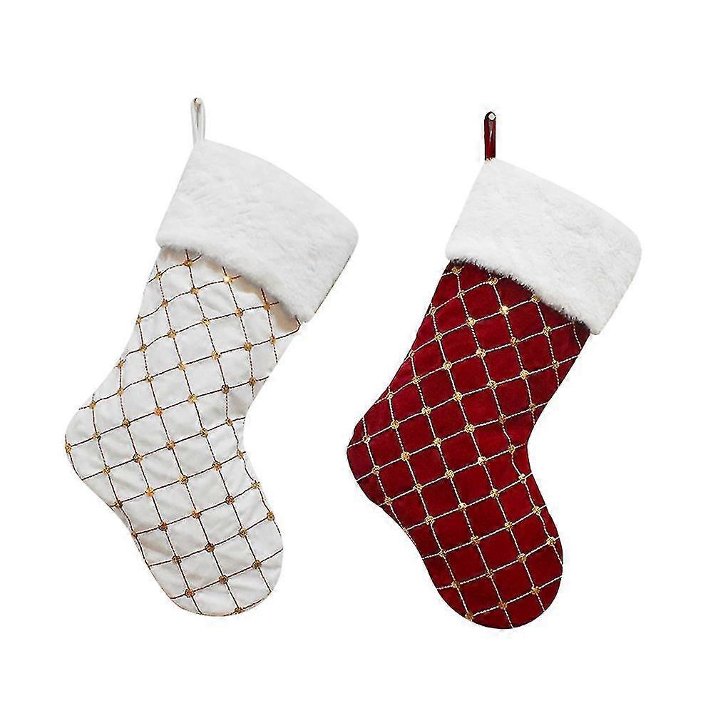 Julstrumpa Hängande julstrumpa presentpåse för julfest