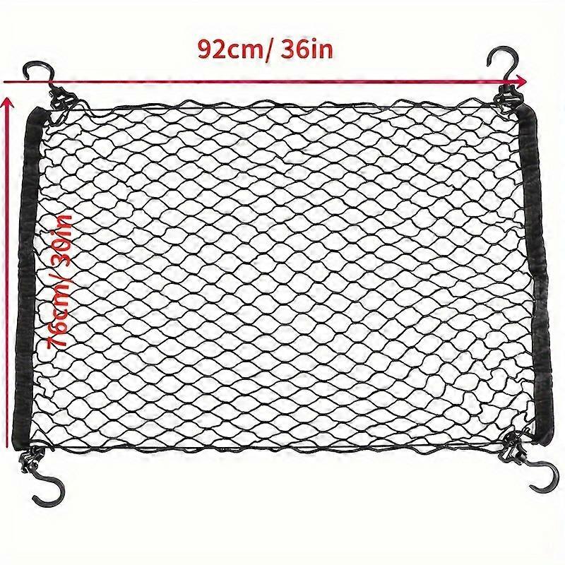 Easy-Install Heavy-Duty Nylon Cargo Net For Utility Wagons - Perfect For Securing Garden Tools & More On Folding Trolleys