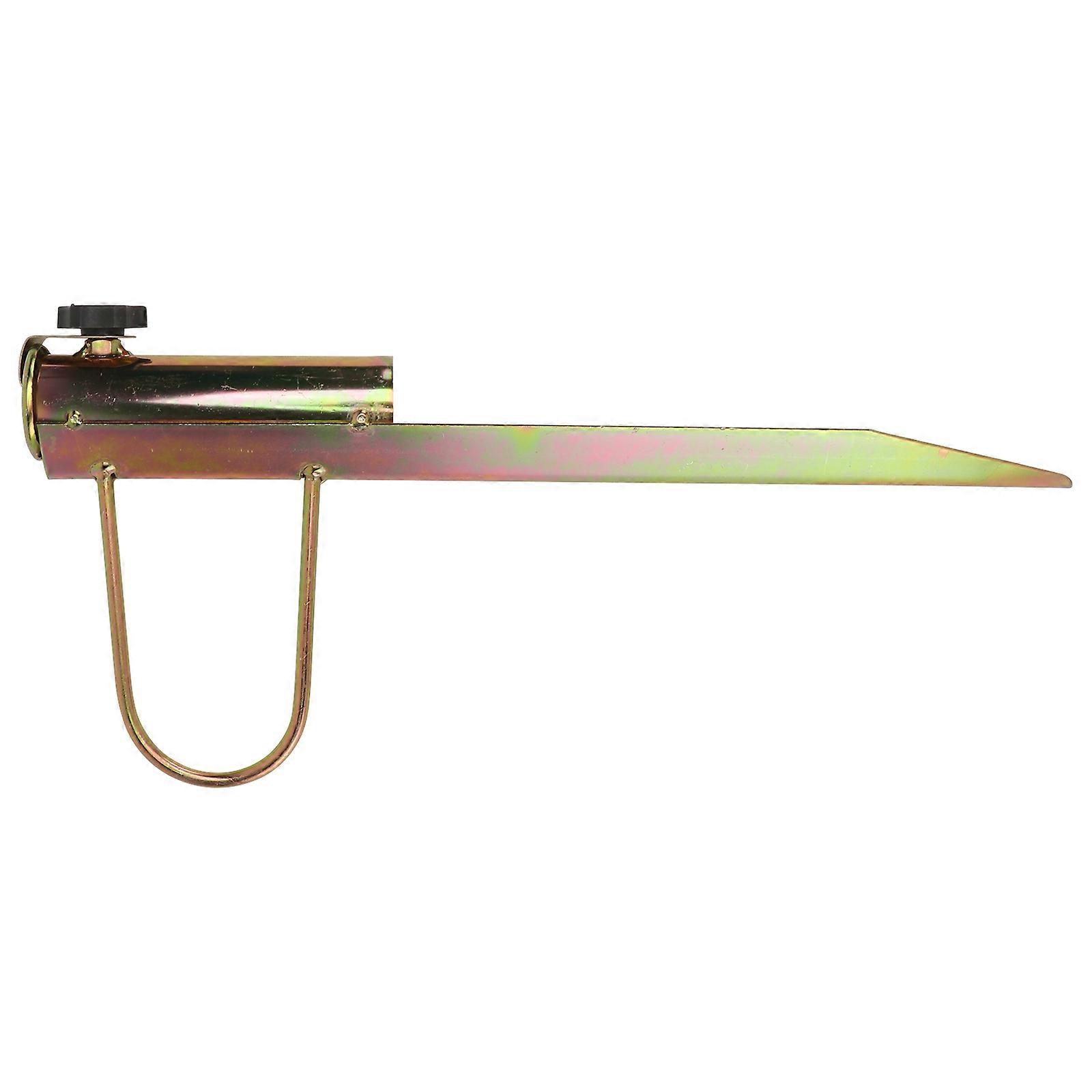 1 support de parasol de plage en fer (doré)