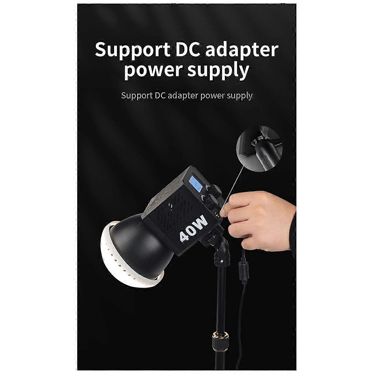 M60 Handle Photo Studio Light COB Bi-Color CCT 2500-6500K Equal 95 TLCI Equal 97 EU PLUG