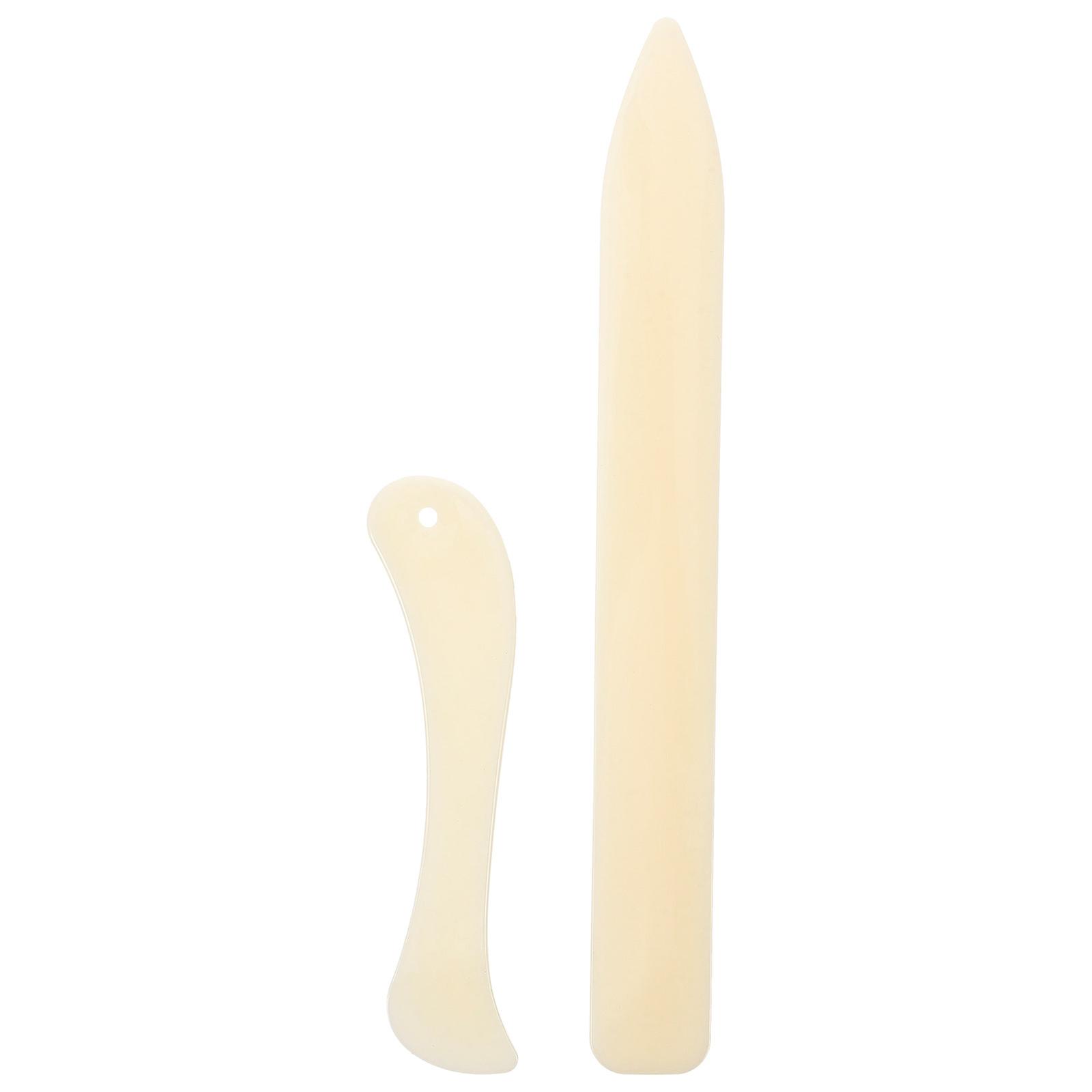 2pcs  Plastic Bone Folder Tool Letter Opener Paper Creaser Paper Craft Tool