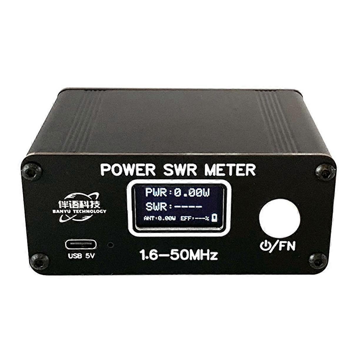 High Frequency SWR Meter 150W Digital Display Standing Wave Ratio Meter Accuracy 5% Shortwave Power Meter