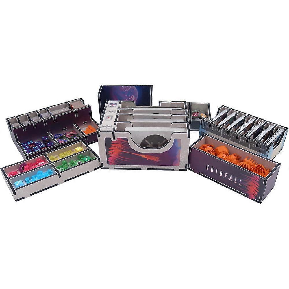 Folded Space Game Inserts for Voidfall Board Game Efficient Storage Organizer