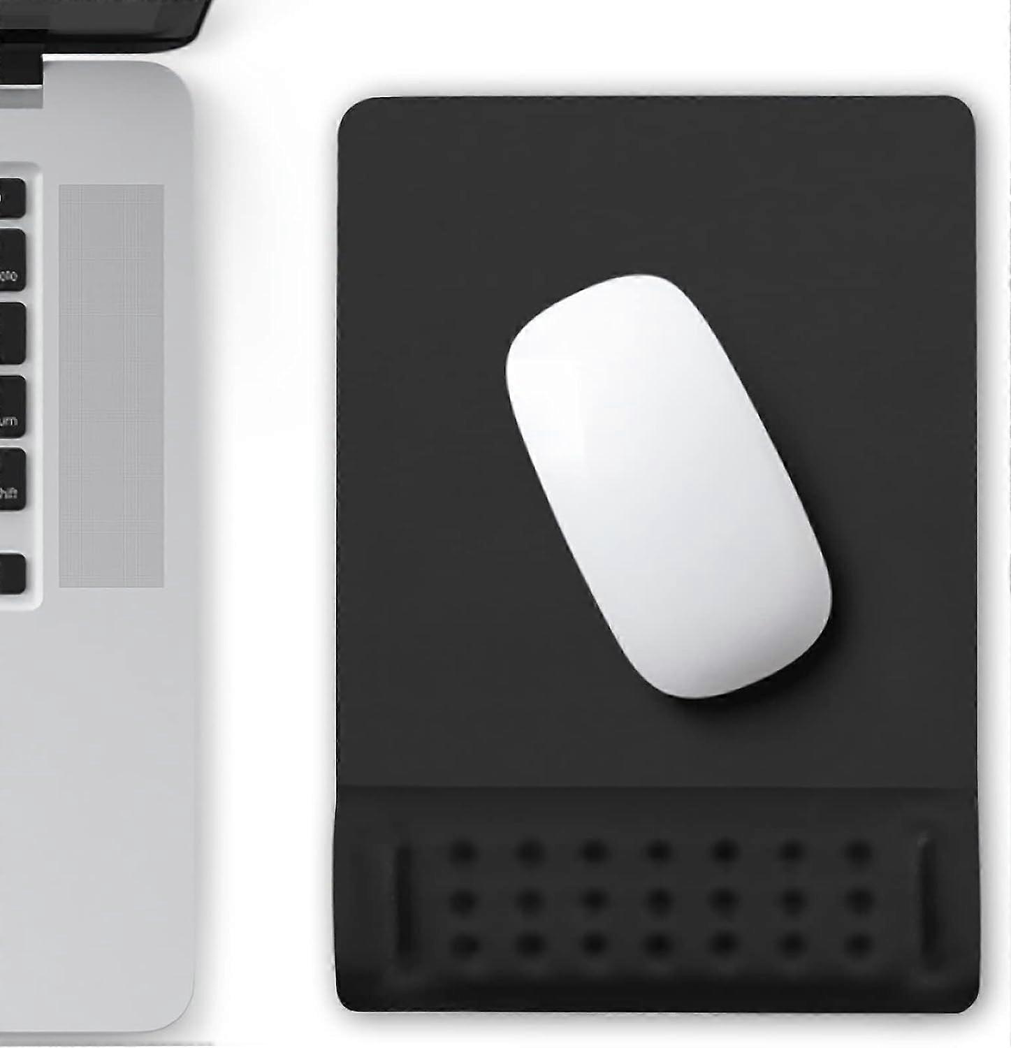 LINJOU Gaming Mouse Pad with Wrist Support,Ergonomic Mouse Wrist Rest for Computer(Black)