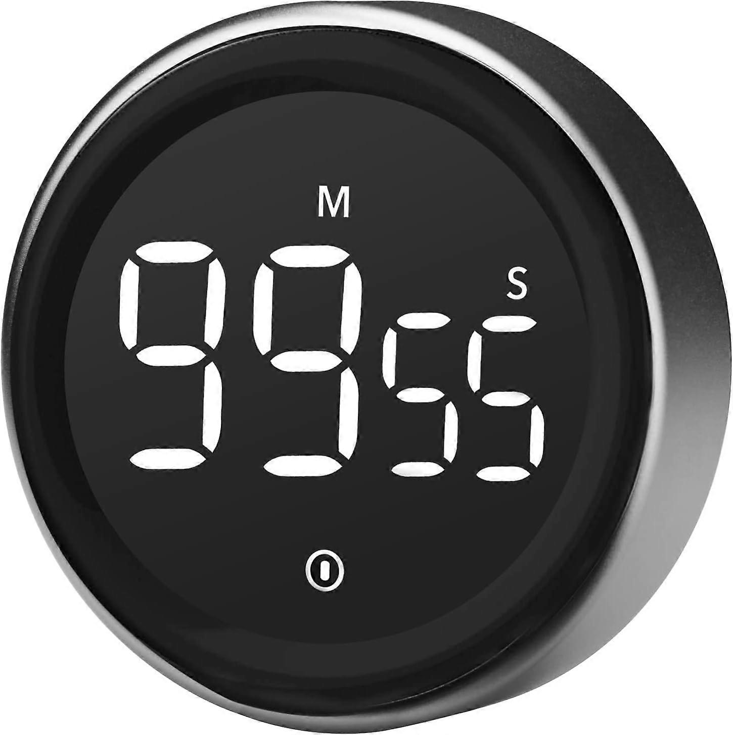Digital Kitchen Timer - Magnetic Countdown Kids Timer, Large LED Display, Adjustable Volume and Brightness Kids Cooking Timer