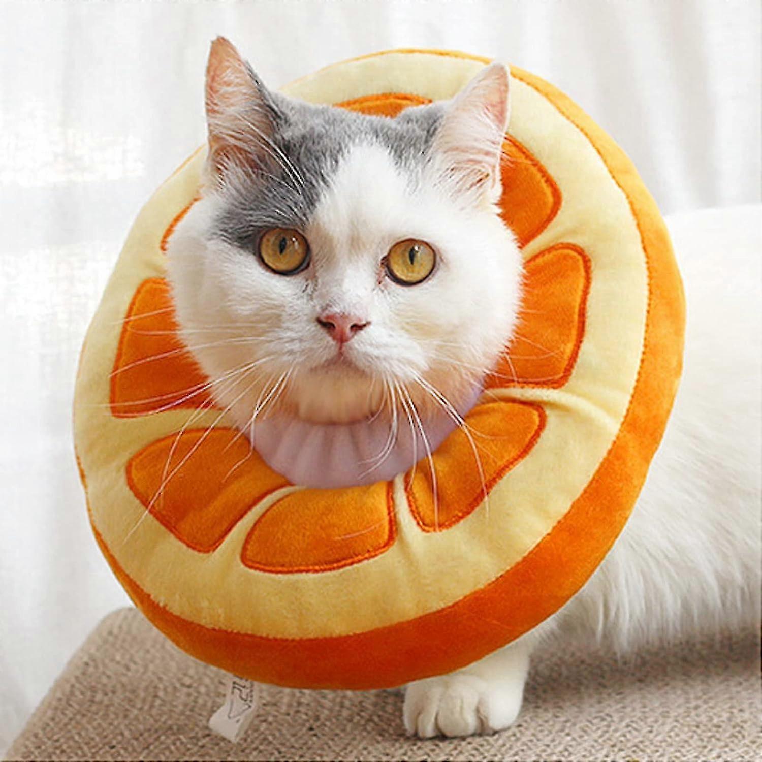 Adjustable Cat Cone Collar Soft, Cat Recovery Collar,Cute Cat Recovery Collar