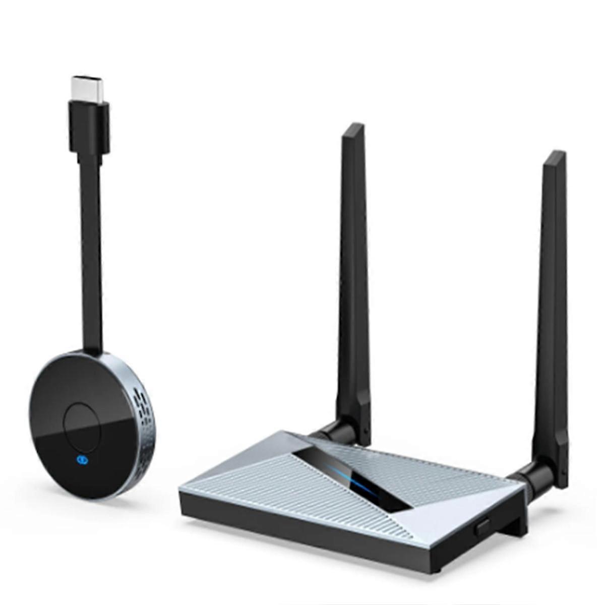 5GHz 164Ft Wireless Transmitter and Receiver Kits Full HD 4K@30Hz 1080@60Hz -COMPatible Display Don