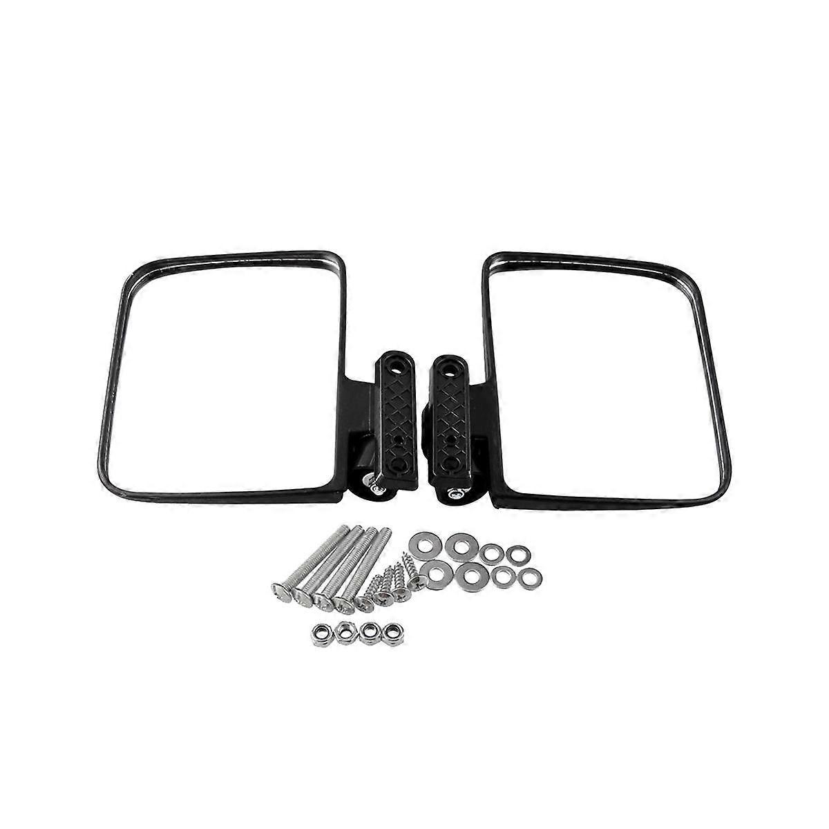 For Golf Cart Mirrors - Universal Folding Side View Mirror for Golf Carts for Club Car for